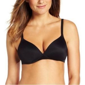 Warner's Wirefree Black Bra 36A